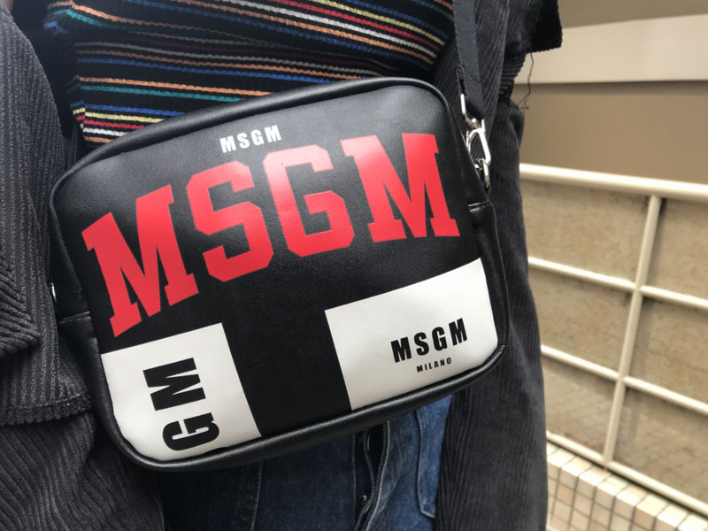MSGMのバッグ