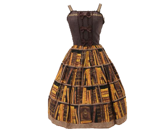 イノセントワールド 王宮図書館リボンジャンパースカートカチューシャセット 画像